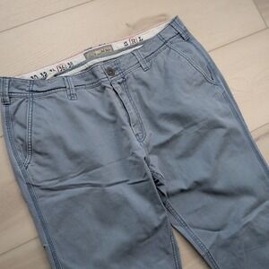 FatFace Coastal Chino Trousers Pants Mens 36R 36x31 Blue Cotton Casual